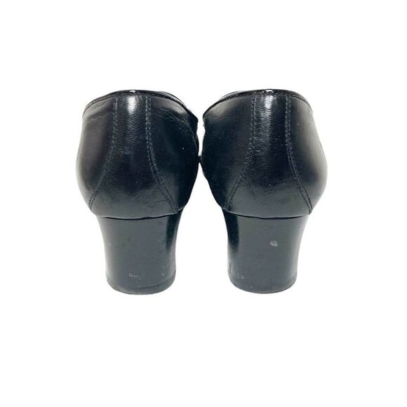 Salvatore Ferragamo Women’s Black Heel Loafers with Horse Bit Buckle Size 8.5 2A - Picture 7 of 10